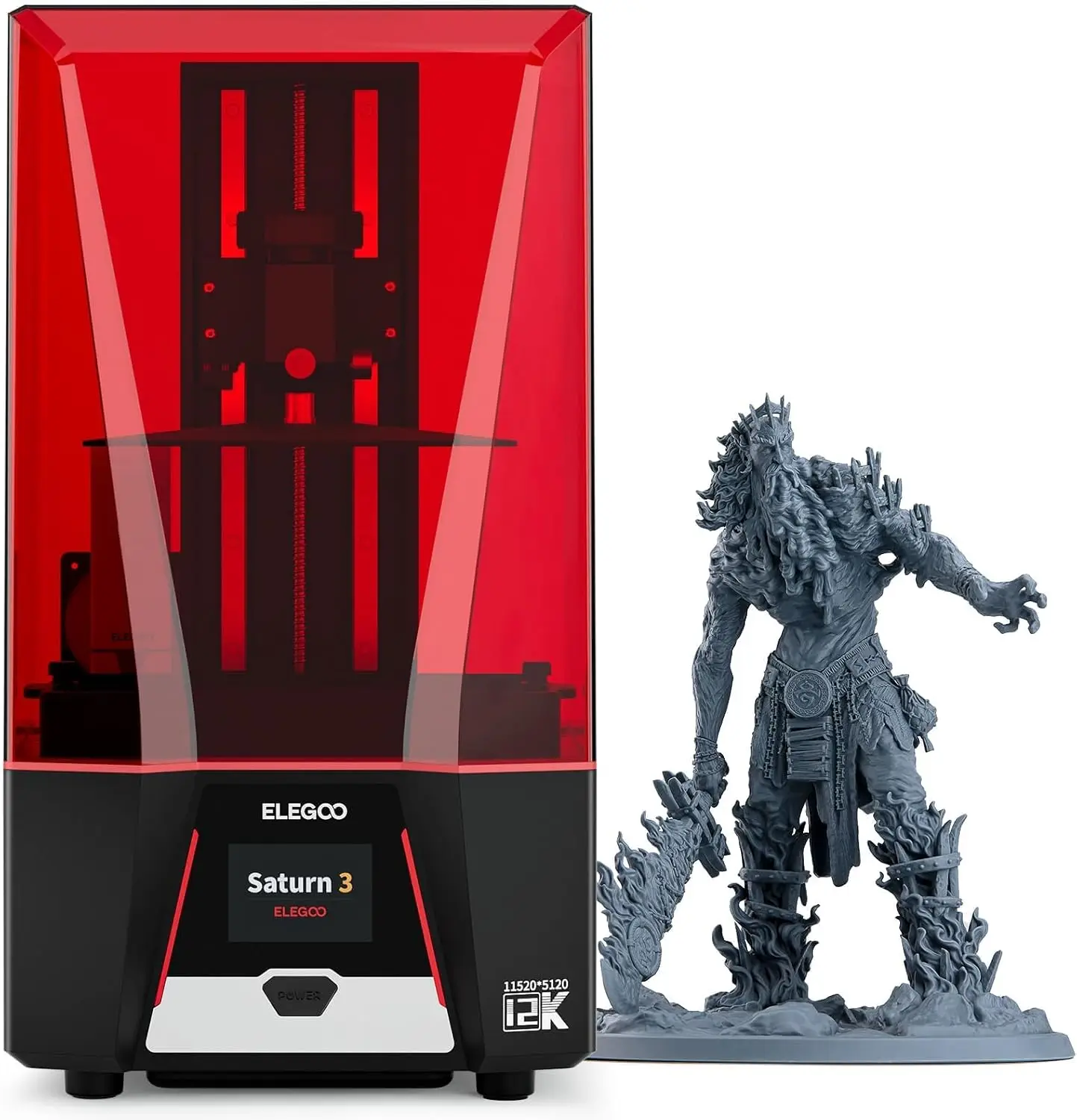 12K Monochrome Lcd Resin 3D Printer - Drukarka 3D Saturn 3 MSLA 12K