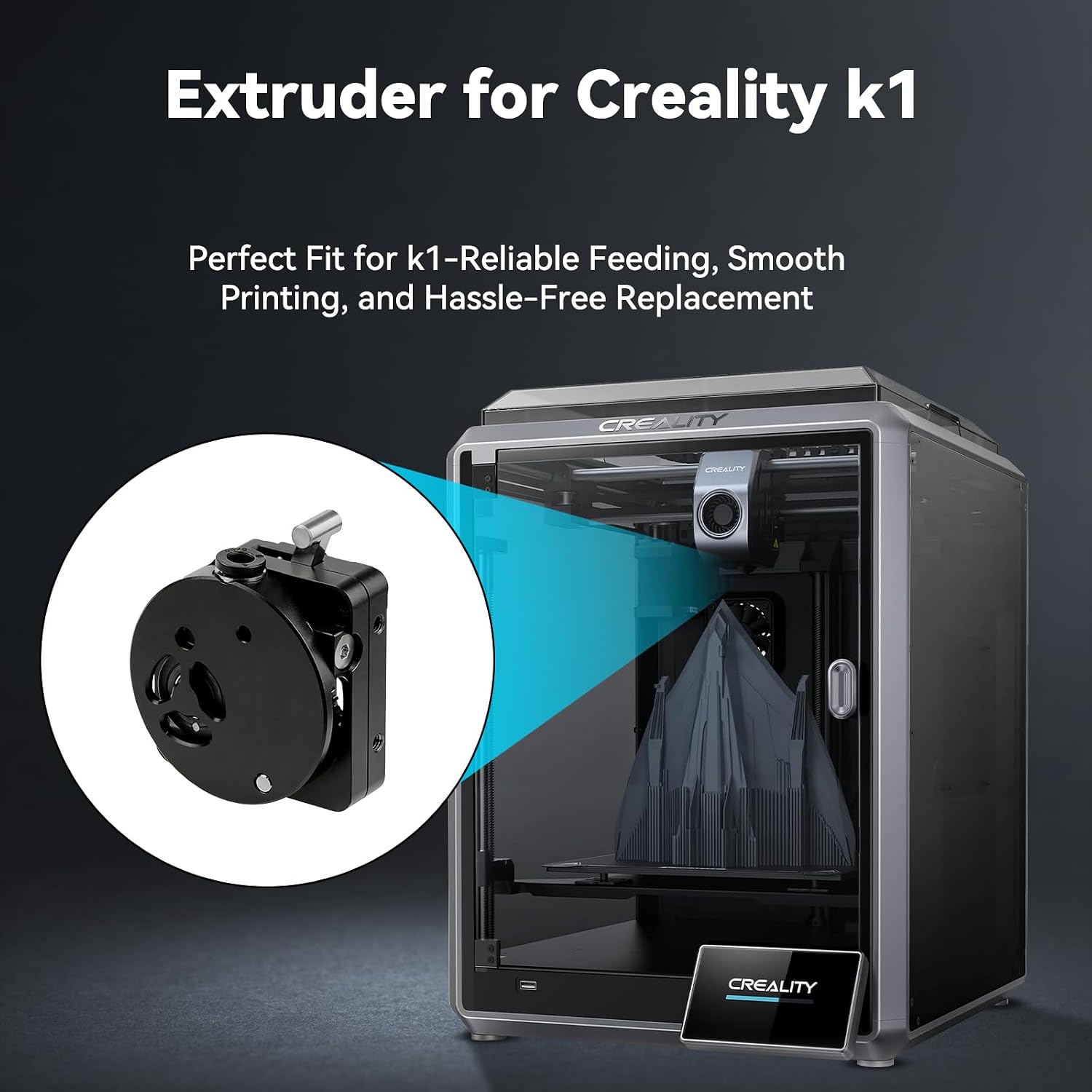Ekstruder K1/K1 Max/K1C/K1 SE, – Direct Drive Dual Gear Extruder High Speed recenzja i cena