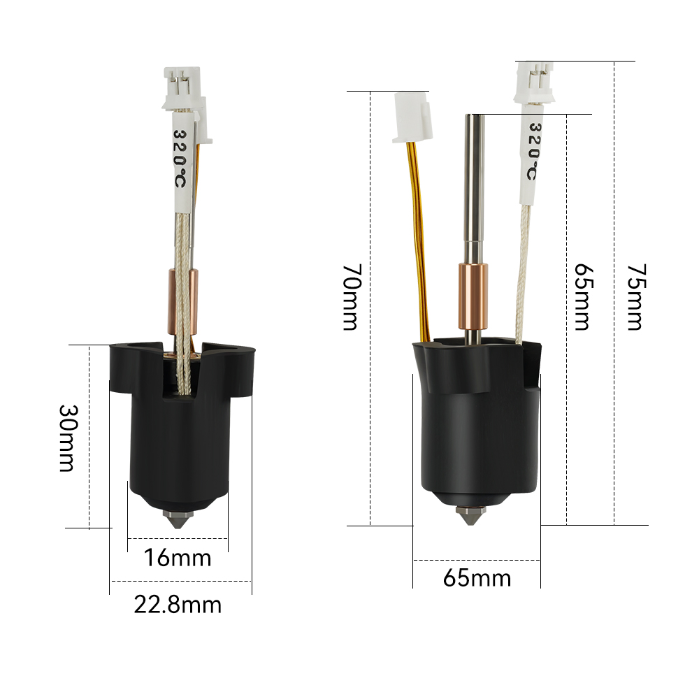 Zestaw ceramicznego bloku grze – High Flow Ceramic Hotend recenzja i cena