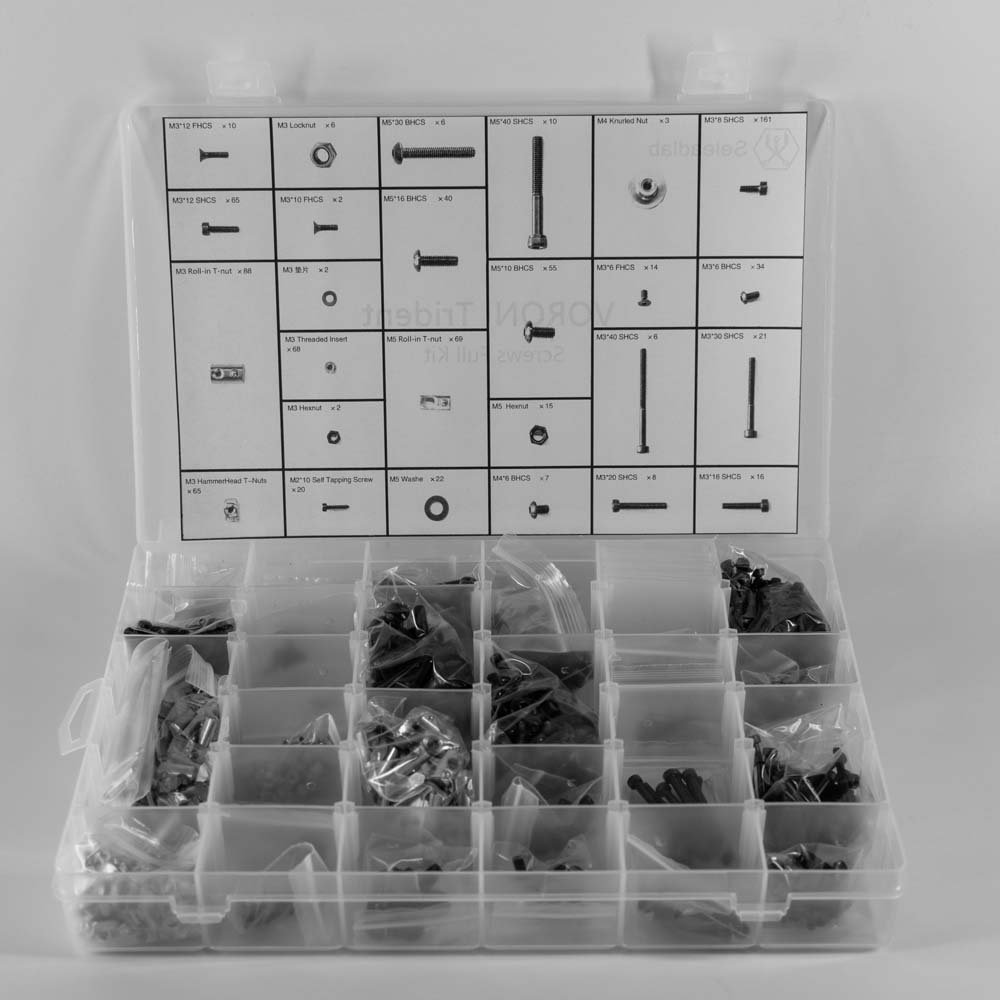 Kompletny zestaw śrub Seleadla – Voron Trident Full Kit recenzja i cena